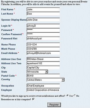 click to continue to next step